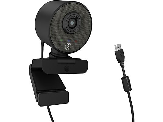 RAIDSONIC IB-CAM501-HD - Webcam (Noir)
