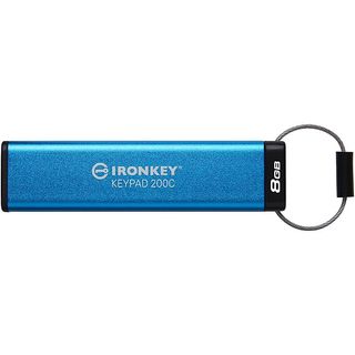 KINGSTON IKKP200C/8GB - Chiavetta USB  (8.0 GB, Blu)