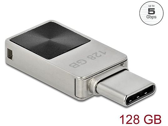 DELOCK 54085 - Clé USB  (128 GB, Argent)