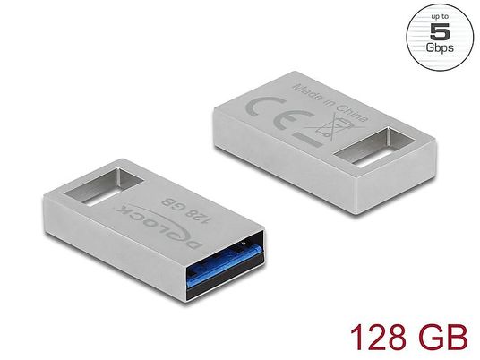 DELOCK 54072 - Chiavetta USB  (128 GB, Silver)