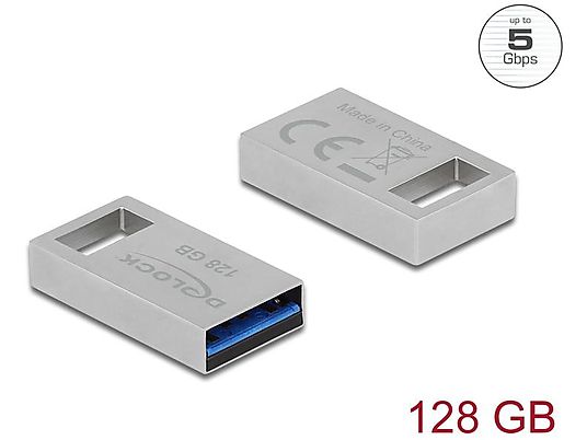 DELOCK 54072 - Clé USB  (128 GB, Argent)