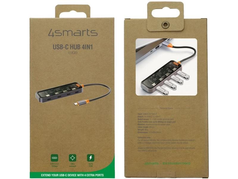 4SMARTS 540471 - Hub USB-C (Blanc)