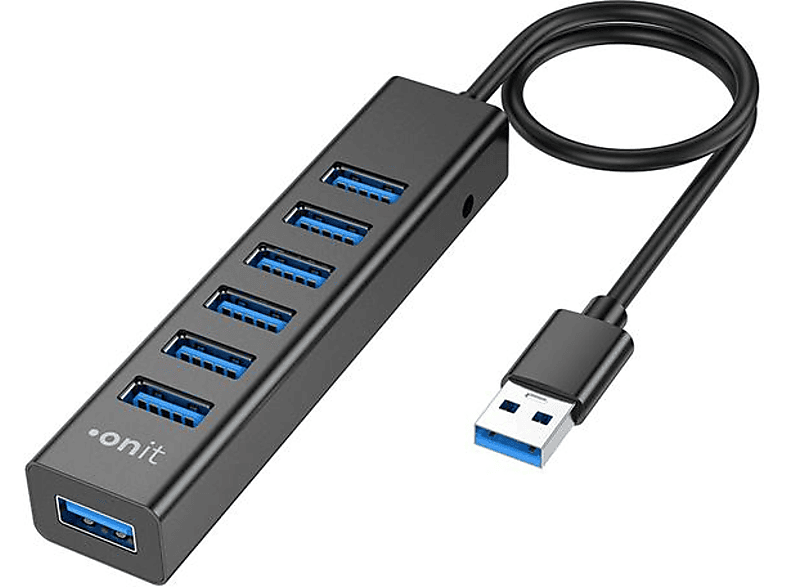 ONIT F01256 - Dockingstation + USB Hub (Silber)