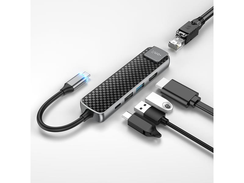 ONIT F00834 - Hub USB (Noir)