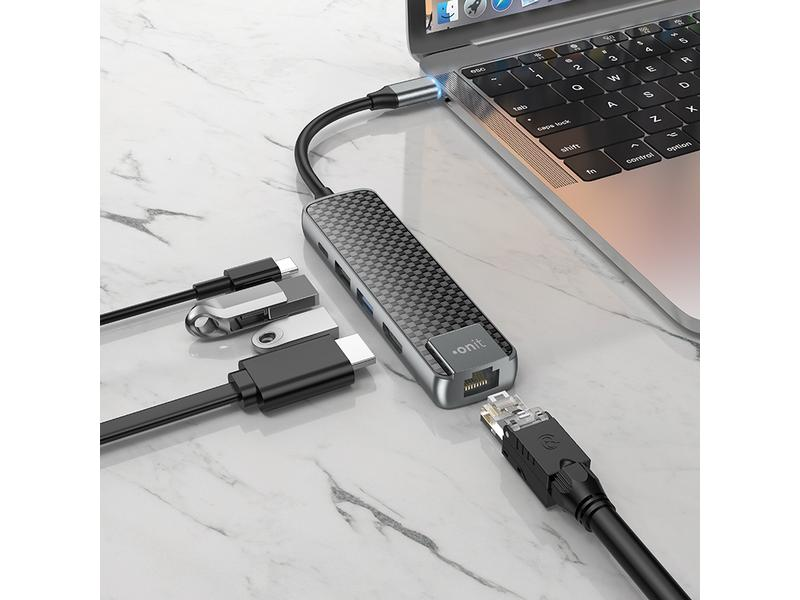 ONIT F00834 - Hub USB (Noir)