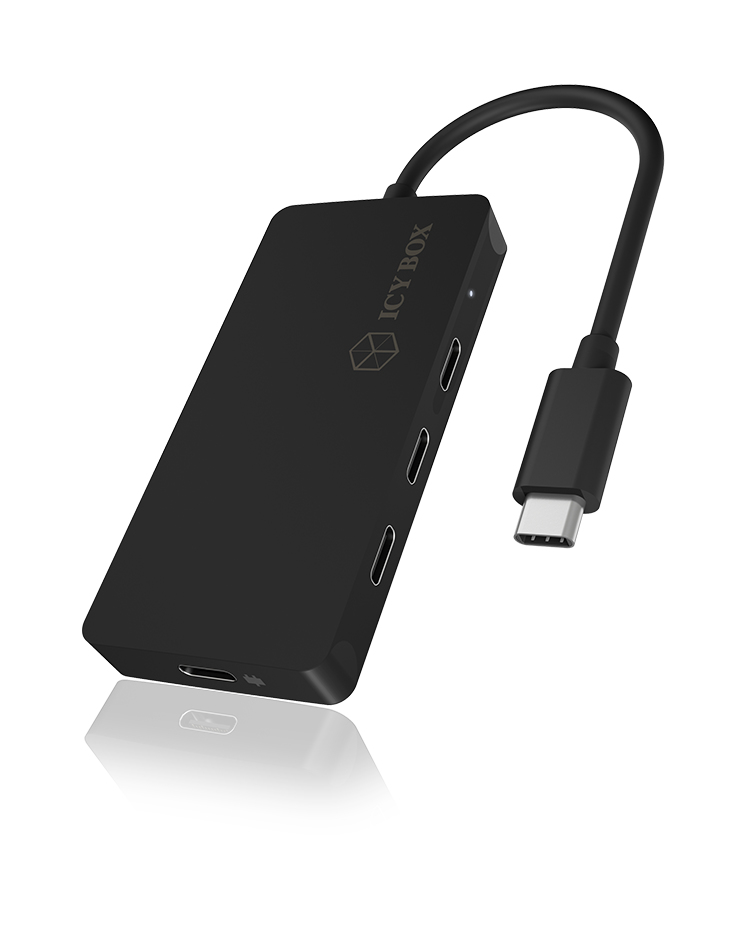 RAIDSONIC IB-HUB1429-CPD - Hub USB (Noir)