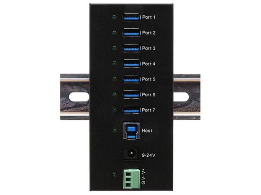 EXSYS EX-11247HMS - Concentrateur USB (Noir)