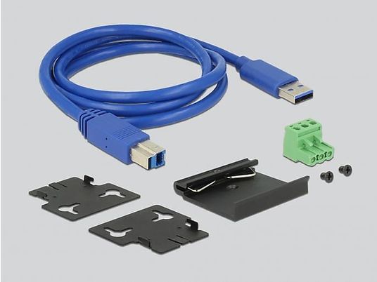 DELOCK 63311 - USB-Hub (Schwarz)