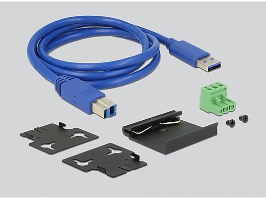 DELOCK 63311 - Concentrateur USB (Noir)