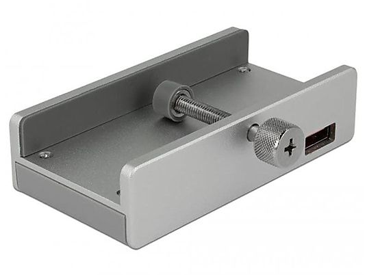 DELOCK 64046 - Stazione di aggancio + Hub USB (Silver)