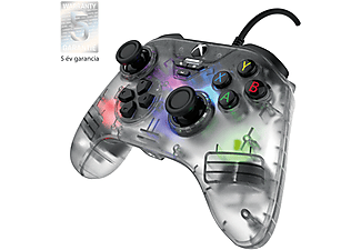 SNAKEBYTE GamePad RGB X vezetékes Xbox Series X/S kontroller, átlátszó