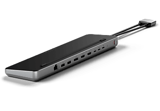 SATECHI Dual Dock Stand  USB Type-C multiport adapter, 2x USB-A, 2x USB-C, 2xHDMI, DP, LAN, M.2SSD (ST-DDSM)