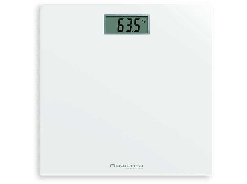 REACONDICIONADO Seminuevo Bueno Báscula de baño - Rowenta Premiss BS1401V0, Peso máximo 150 kg, Vidrio Templado, Apagado Automático, Pantalla LCD