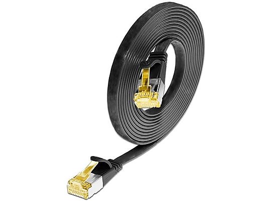 SLIM PKW-STP-SLIM-K6A 0.5 SW - Câble patch mince, 0.5 m, Noir