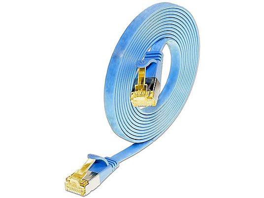 SLIM PKW-STP-SLIM-K6A 7.0 BL - Câble patch mince, 7 m, Bleu