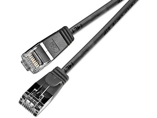 SLIM PKW-LIGHT-STP-K6 0.5 SW - câble réseau, 0.5 m, Noir