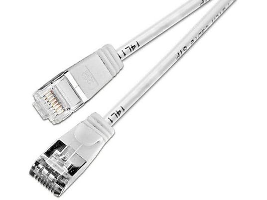 SLIM PKW-LIGHT-STP-K6 15.0 SW - câble réseau, 15 m, Blanc