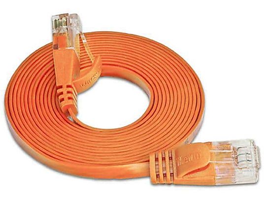 SLIM PKW-SLIM-KAT6 15.0 SW - câble réseau, 0.5 m, Noir