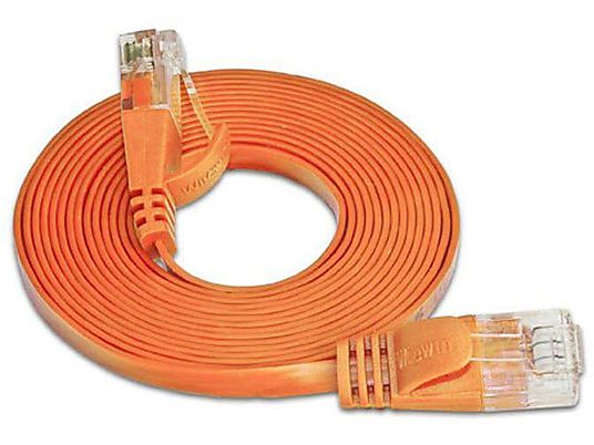 SLIM PKW-SLIM-KAT6 0.25 - Netzwerkkabel, 7.5 m, Orange