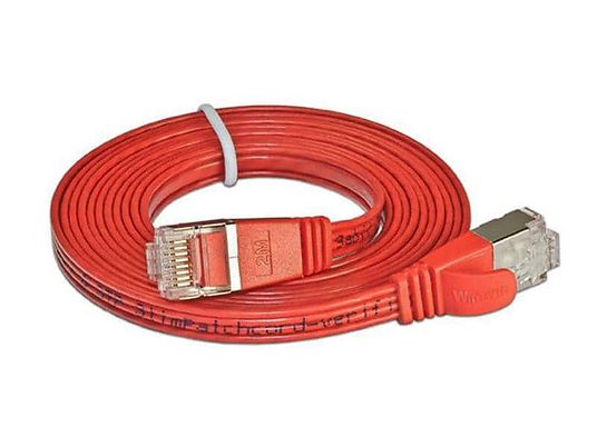 SLIM Slim STP - câble réseau, 2 m, 1000 Mbit/s, Rouge