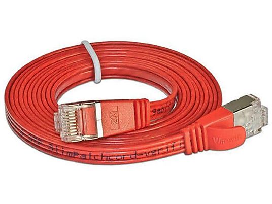 SLIM Slim STP - Netzwerkkabel, 2 m, 1000 Mbit/s, Rot