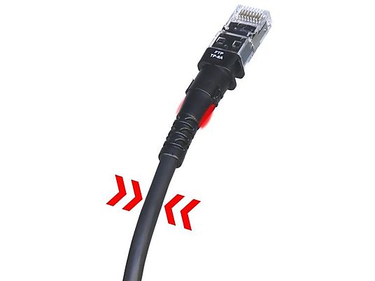PATCHSEE ThinPATCH - câble réseau, 0.6 m, Noir