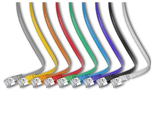 SLIM PKW-STP-SLIM-KAT6 20 - Netzwerkkabel, 20 m, 1000 Mbit/s, Grau