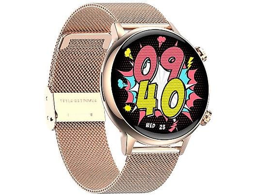 Smartwatch MANTA Alexa Mini Złoty SWU502GD + Dodatkowy pasek