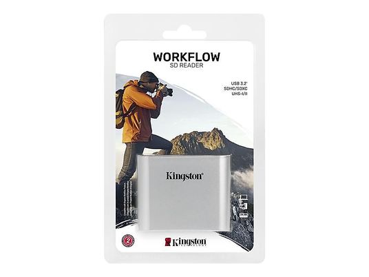 KINGSTON Workflow - Lettore di carte (bianco)