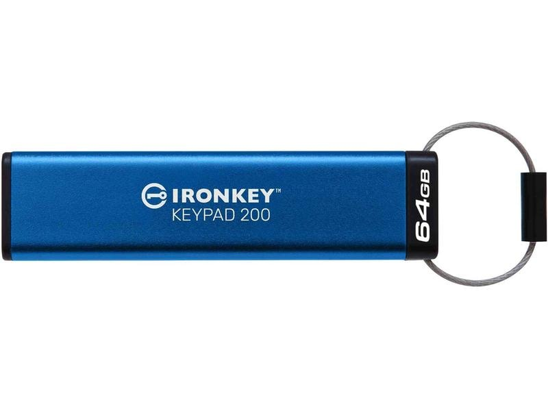 KINGSTON IKKP200/64GB - Clé USB  (64 GB, Bleu)