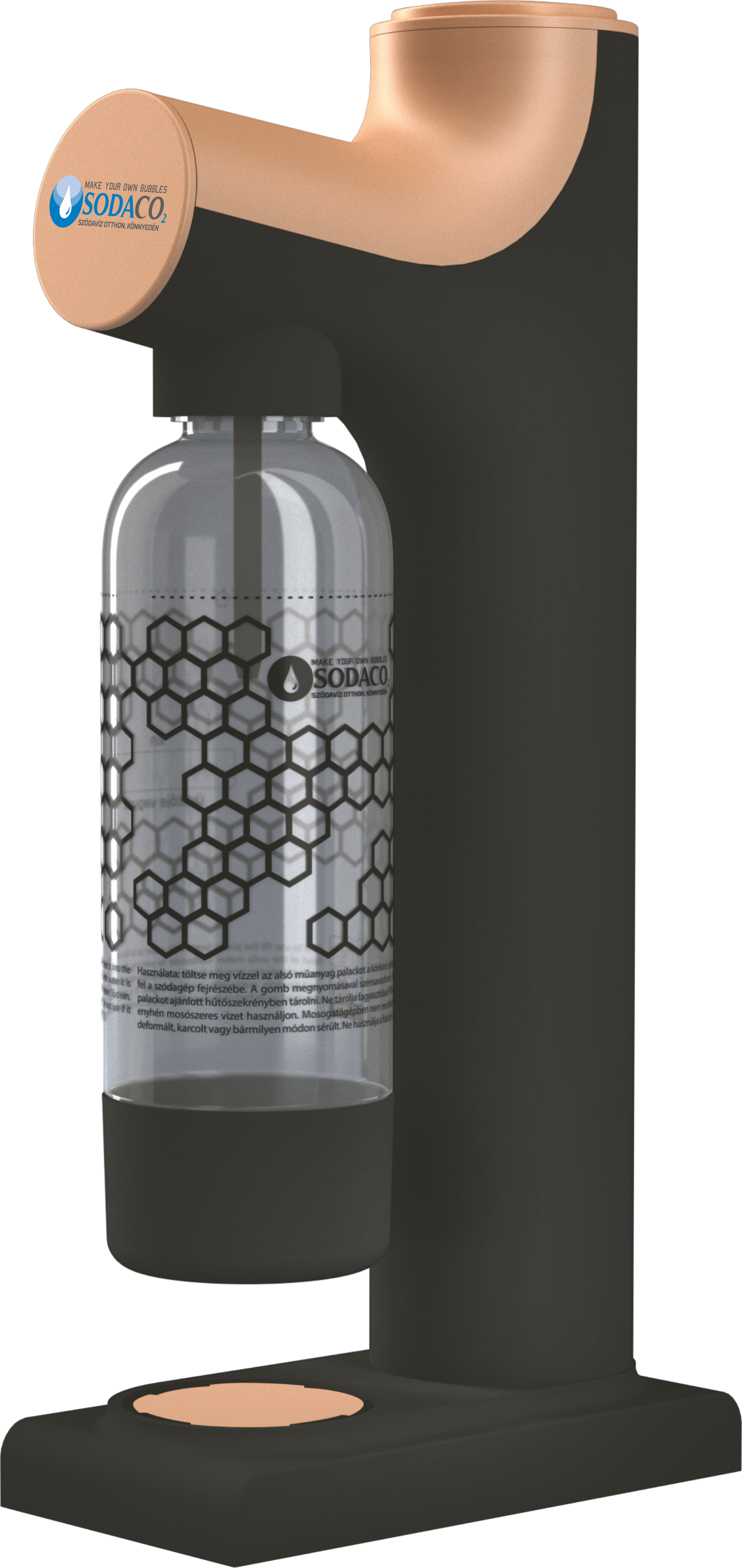 SODACO P100RG Prince szódagép, rosegold