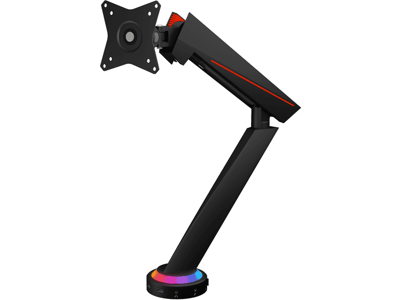 ICY BOX IB-MSG303BL-T | Support de table (Noir) | MediaMarkt
