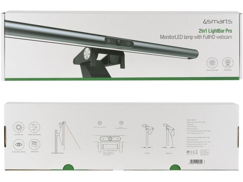 4SMARTS 4S456486 - Webcam (Schwarz)