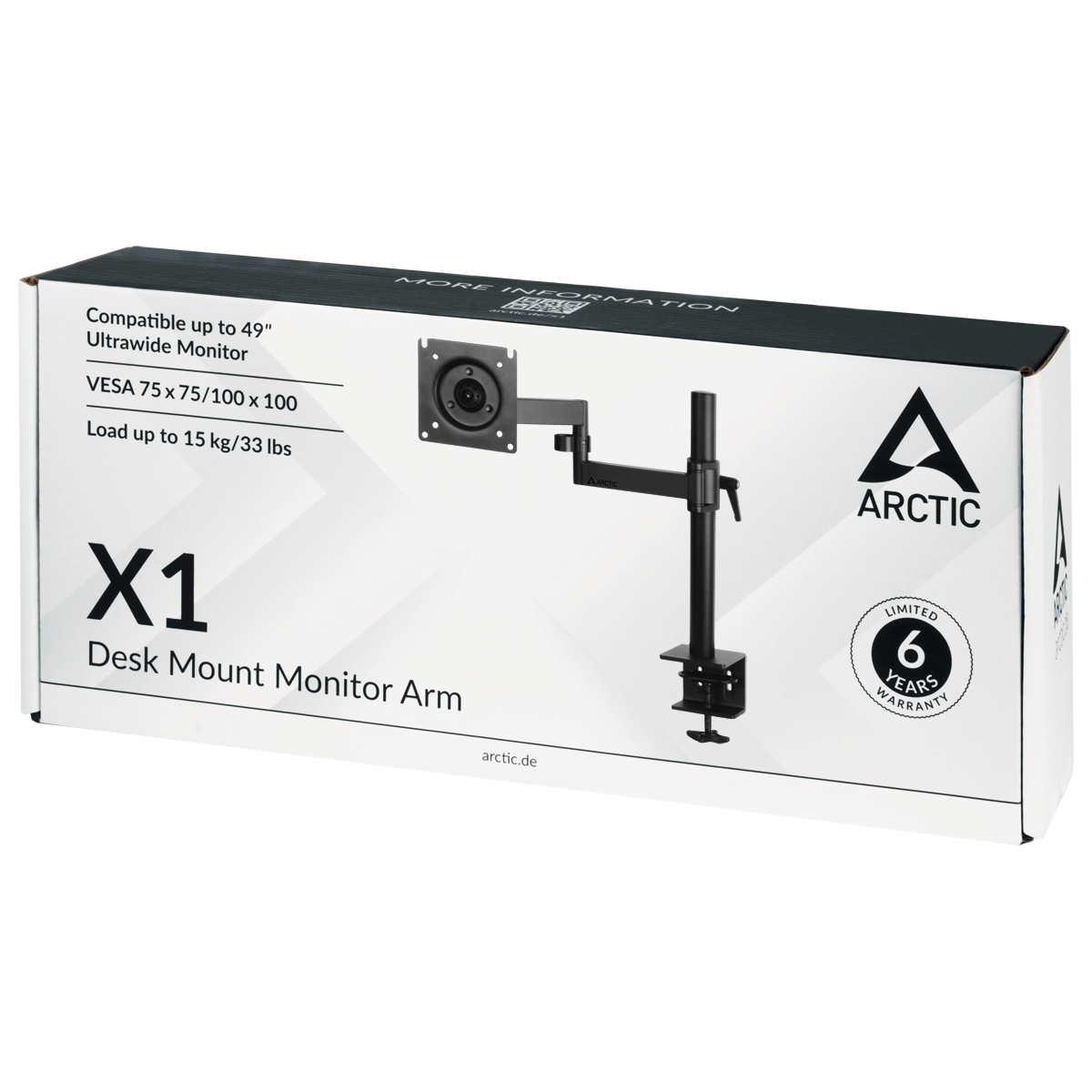 ARCTIC COOLING AEMNT00061A - Support de table (Noir)