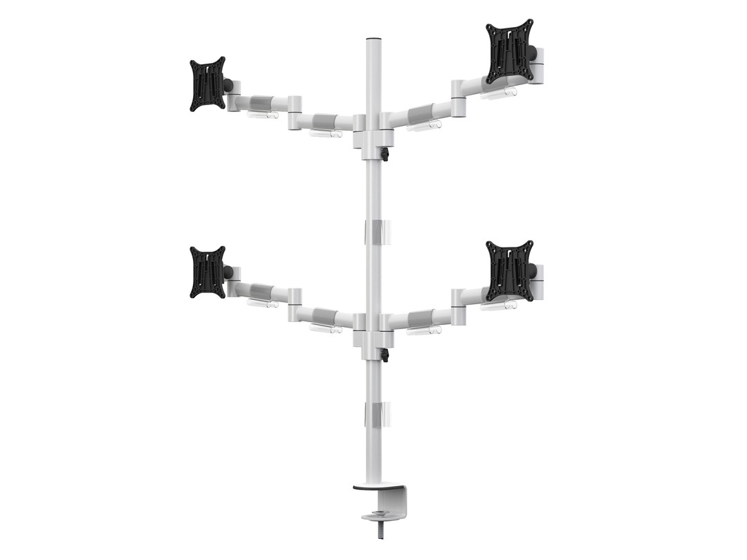 MULTIBRACKETS Officeline Quad - Support de table (Blanc)