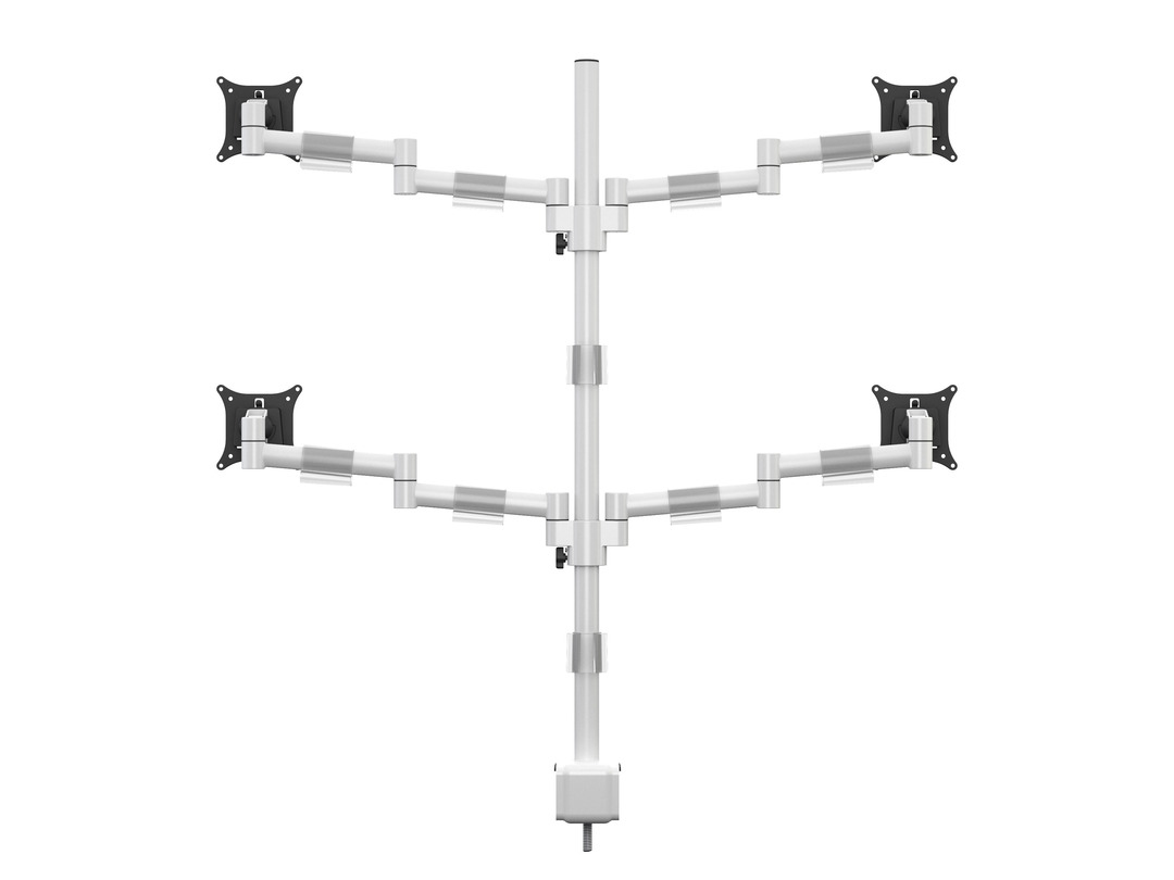MULTIBRACKETS Officeline Quad - Support de table (Blanc)