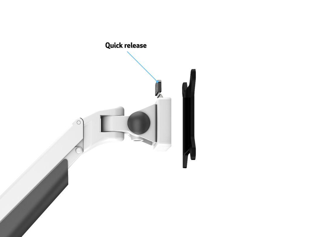 MULTIBRACKETS 5617 - Support de table (Blanc)