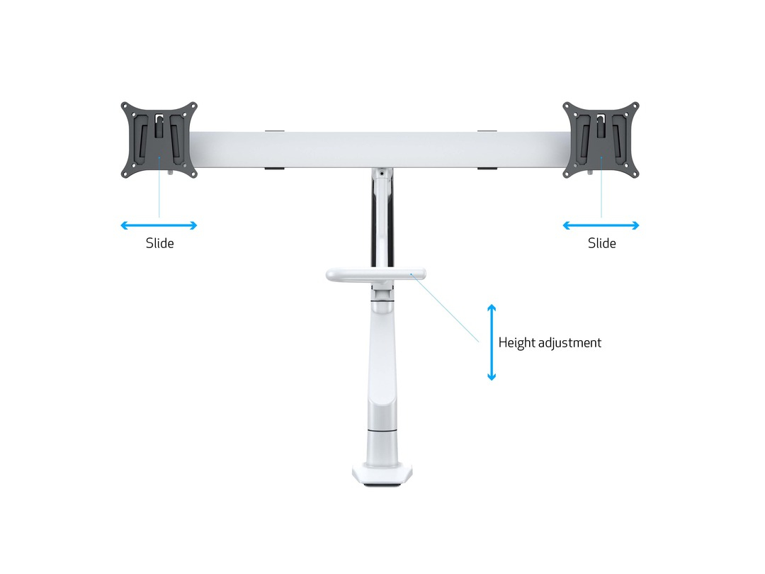 MULTIBRACKETS 6379 - Support de table (Blanc)