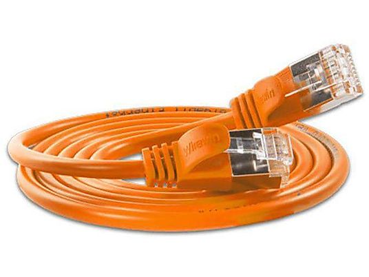 SLIM PKW-LIGHT-STP-K6 15.0 OR - Netzwerkkabel, 15 m, Rot