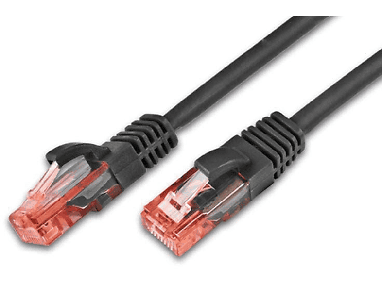 WIREWIN CABLE LAN CAT6 UTP 20M BLACK câble réseau, 20 m, Noir