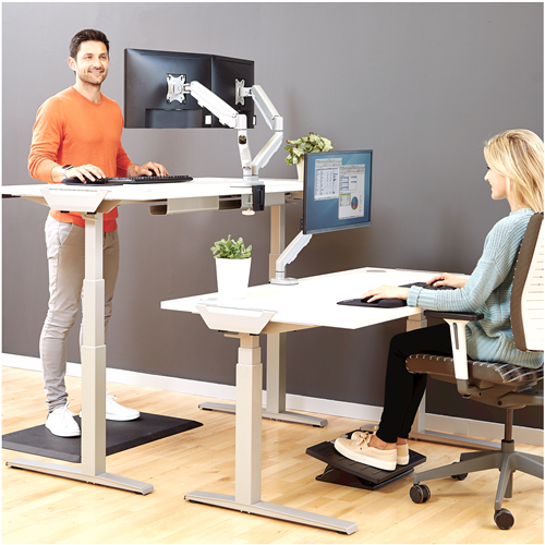 FELLOWES 9683001 - Support de table (Argent)