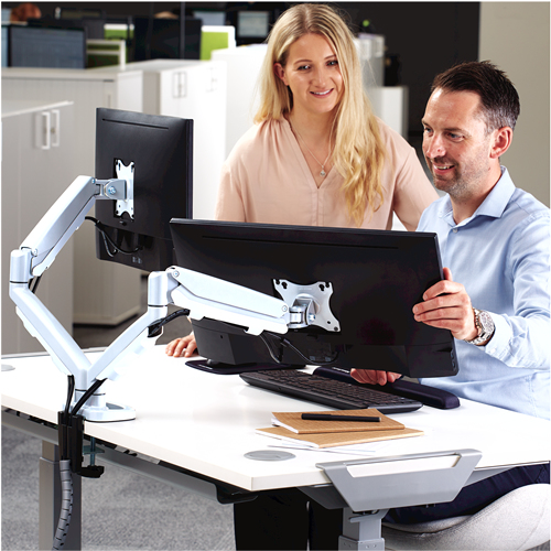 FELLOWES 9683501 - Support de table (Blanc)