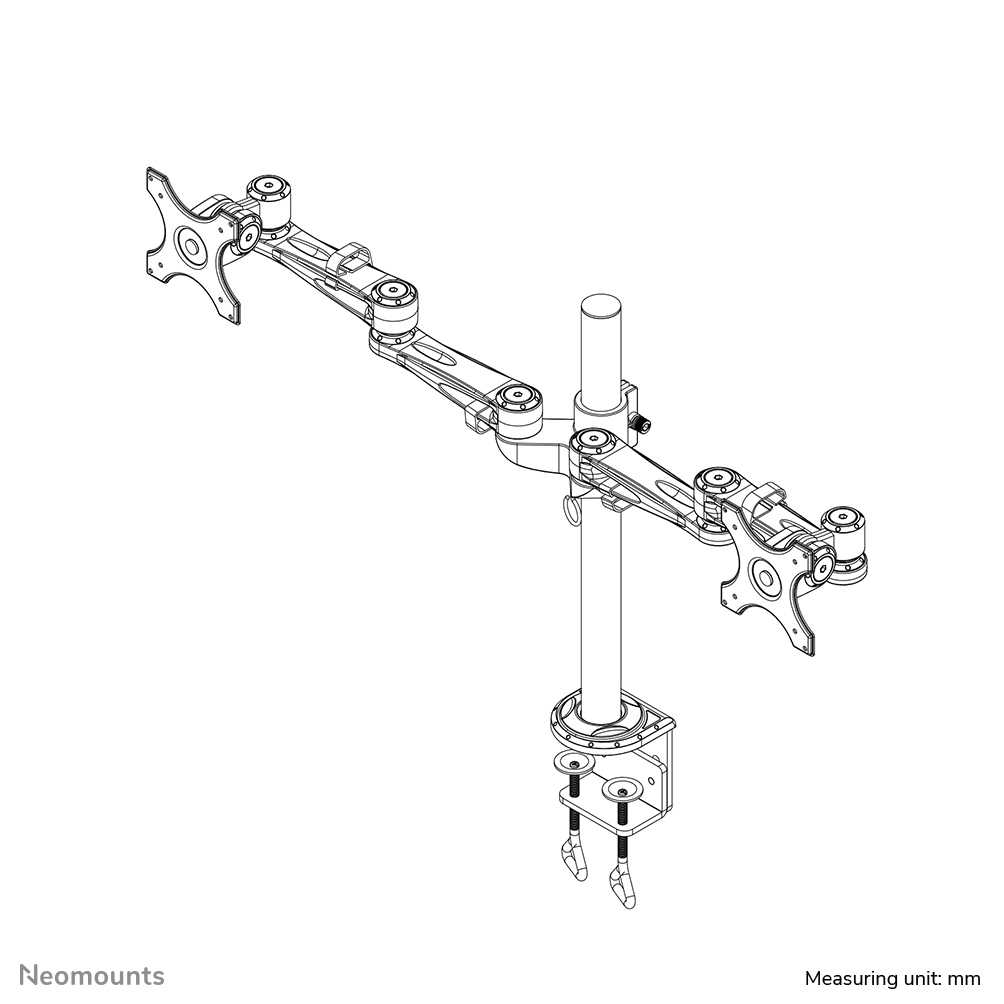 NEOMOUNTS FPMA-D935D - Support de table (Argent)
