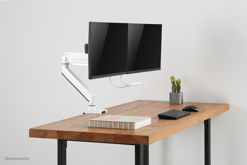 NEOMOUNTS NM-D775DXWHITE - Support de table (Blanc)