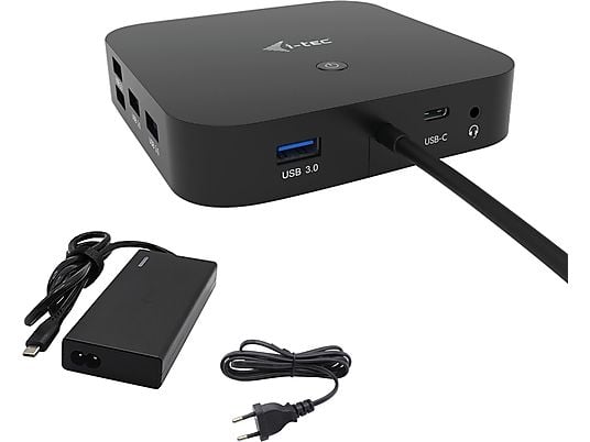 I-TEC C31HDMIDPDOCKPD65 - Dockingstation + USB Hub (Schwarz)