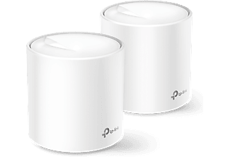 TP LINK Deco X10 AX1500 otthoni kétsávos Wi-Fi 6 mesh rendszer, 2db, fehér (Deco X10-2-pack)