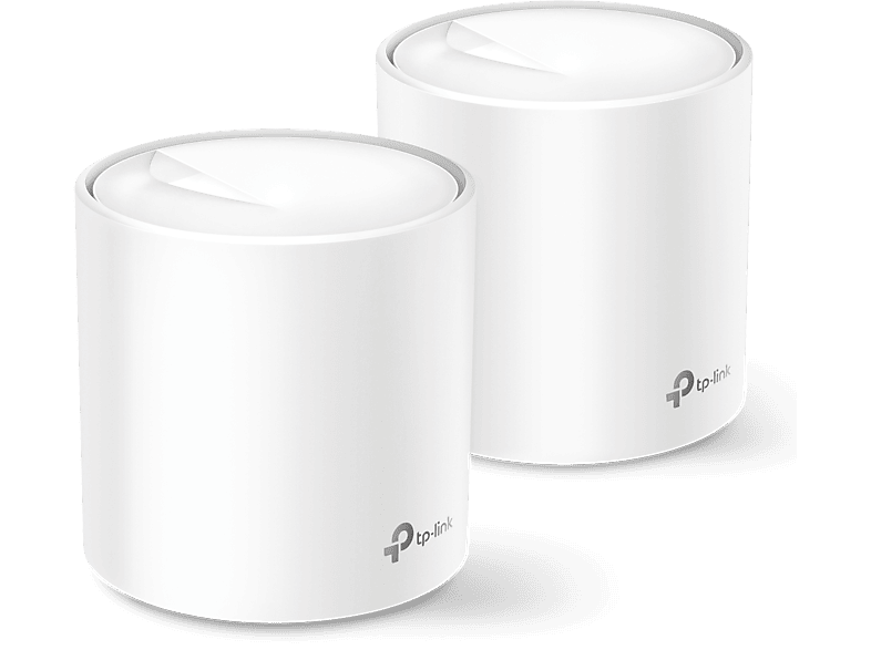 TP LINK Deco X10 AX1500 otthoni kétsávos Wi-Fi 6 mesh rendszer, 2db, fehér (Deco X10-2-pack)