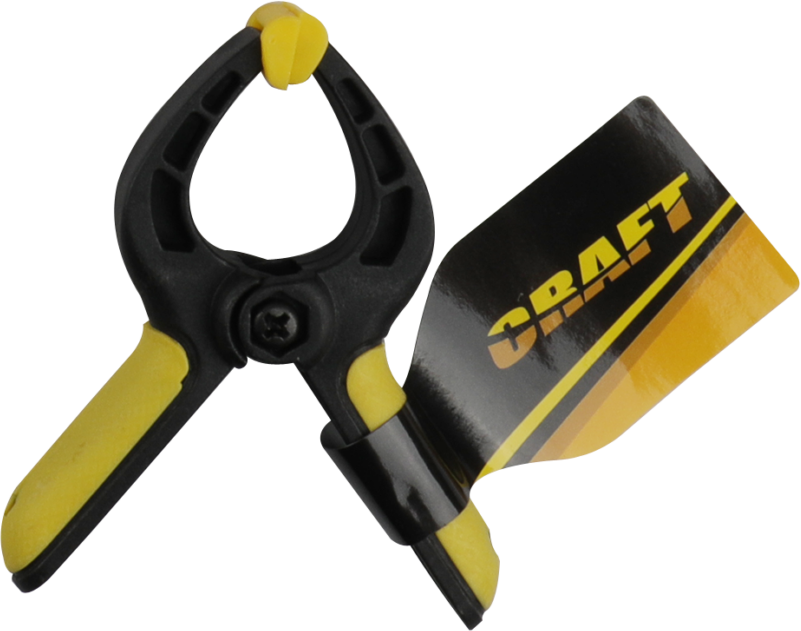 Fekete-sárga szorító, 'CRAFT' felirattal.