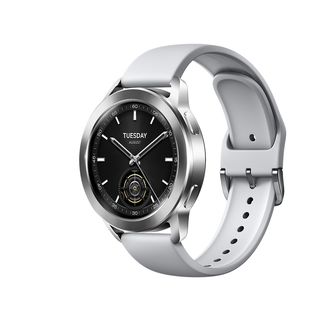 Smartwatch - Xiaomi Watch S3, AMOLED, Bluetooth, Hasta 15 días, HyperOS, Plata
