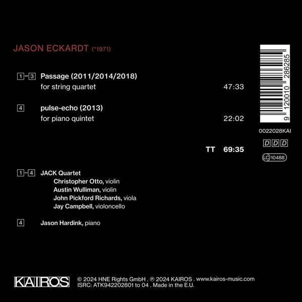 Albumcover mit Text und Barcode.